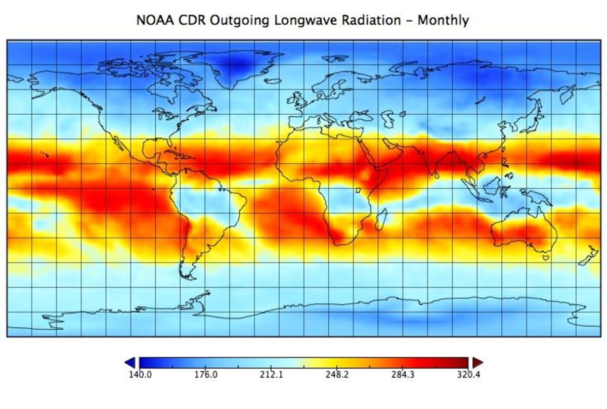 Outgoing Longwave Radiation Monthly CDR National Centers for